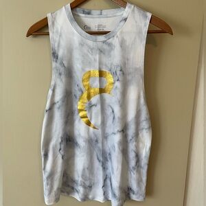 Zyia Active Marble Kettle Bell Moon Tank Size Medium